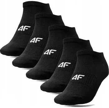 Pánské ponožky ponožky 4F 4FWMM00USOCM479 5 Pack - 20S/Deep Black 43-46