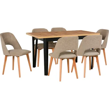 Jídelní set Drewmix Jídelní set Atlantic 6+1