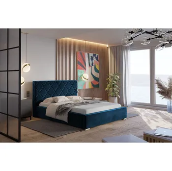 Ložnicová sestava Čalouněná postel Top 7 box rozměr 120x200 vyberte barvu nohou Nohy černé vyberte rošt Kovový rošt