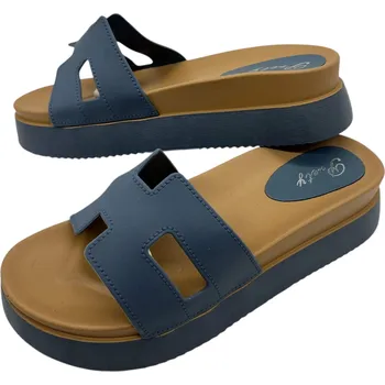 Dámské pantofle Prety Dámské modré pantofle 15 Barva: Modrá, Velikost: 36