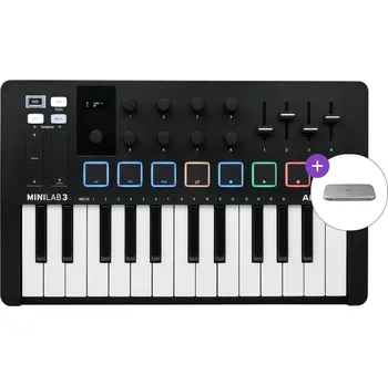 Master keyboard Arturia MiniLab 3 SET Black MIDI keyboard