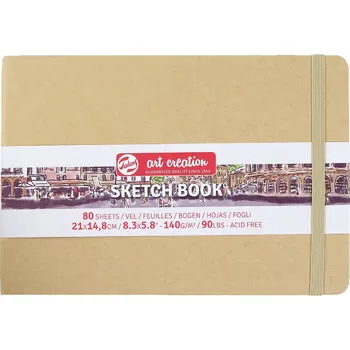 Skicák Art Creation kraft, 140 g/m2, 80 stran - 21 x 14,8 cm