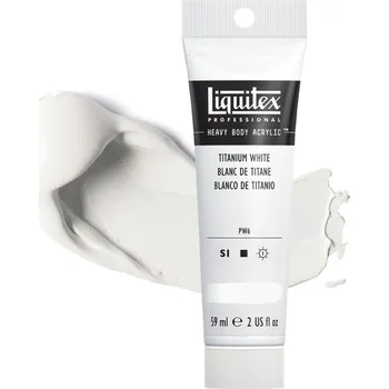 Vodová barva Akrylová barva Liquitex Heavy Body - Titanium White