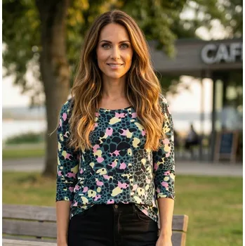 Dámské tričko Dámské triko KIXMI MENDY ZELENÁ XS