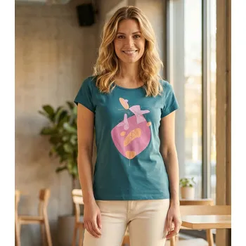 Dámské tričko Dámské tričko ALTISPORT ALW187122 Petrolejová S