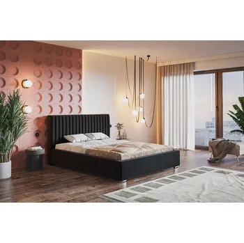 Ložnicová sestava Čalouněná postel Top 9 box rozměr 120x200 vyberte barvu nohou Nohy bílé vyberte rošt Kovový rošt