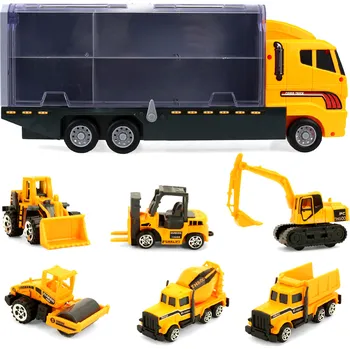 Dětské zboží Aga4Kids Kamion se stavebními autíčky