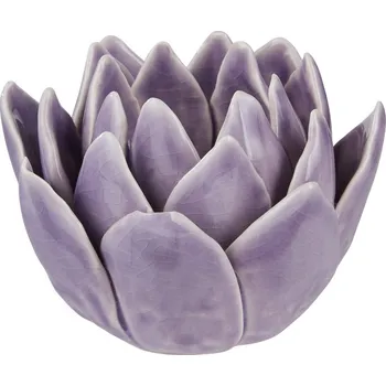 Svícen Butlers BLOSSOM Svícen na čajovou svíčku květ - fialová