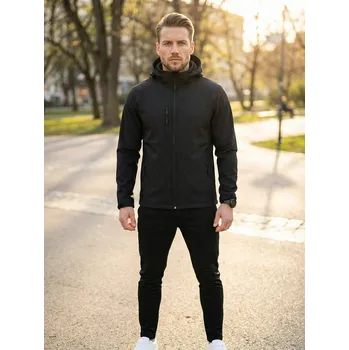 Pánská softshellová bunda Pánská softshellová bunda ALTISPORT NoPrint NP/ALM225 ČERNÁ XXXL