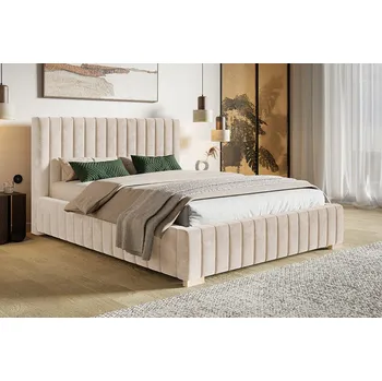 Ložnicová sestava Čalouněná postel Top 11 box rozměr 120x200 vyberte barvu nohou Nohy chrom kulaté vyberte rošt Dřevěný rošt