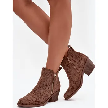 Dámská zimní obuv Boty na podpatku model 222515 Step in style 40