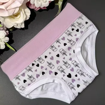 Dívčí kalhotky ALVADA B9716 bianco 5 (Velikost 110)