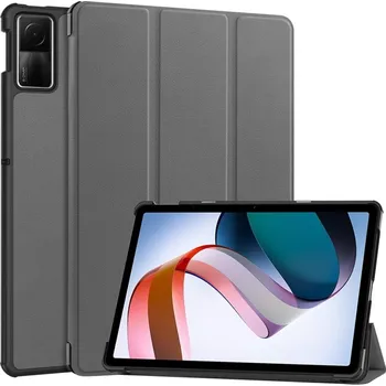 Pouzdro na tablet VSECHNONAMOBIL 63772 LEATHER Zaklápací kryt pre Xiaomi Redmi Pad SE šedý