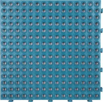 Venkovní dlažba Multy home Gumová dlaždice EXTREME DRAINAGE 45 x 45 cm, modrá