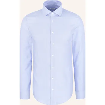 Pánská košile Seidensticker Pánská Košile Shaped Fit, tmavě modrá / bílá, 39