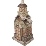 Béžová antik dekorace domek kostel - 36*30*80 cm 239618814