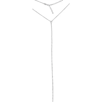 Náhrdelník Stříbrný náhrdelník se zirkony