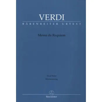 Giuseppe Verdi: Messa da Requiem (noty na klavír, zpěv)