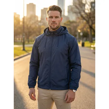 Pánská casual bunda Pánská bunda ALTISPORT NoPrint NP/ALM2311NJ NAVY M