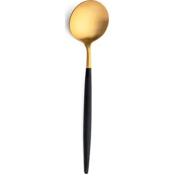 Příbor Lžíce Cutipol GOA D.21cm zlatá / černá rukojeť