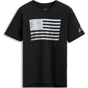 Tričko Alpinestars Waving Patch CSF černé 2XL