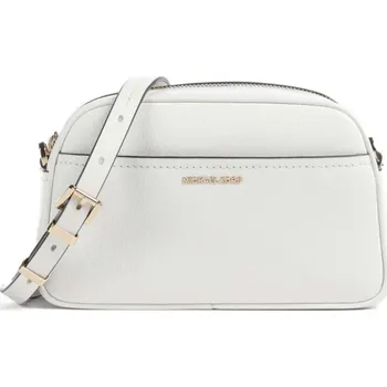 Kabelka Michael Kors kožená crossbody kabelka jet set bílá