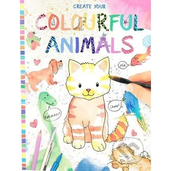 Záložka Maľovanky Create Your - Farebné zvieratká - Depesche Depesche