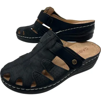 Dámské pantofle Cabin Dámské černé pantofle 23 Barva: Černá, Velikost: 38