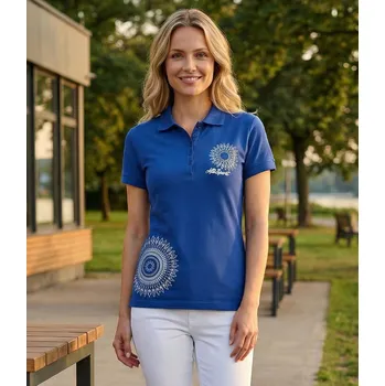 Dámské tričko Dámské triko s límečkem ALTISPORT ALW024210 KRÁLOVSKÁ MODRÁ S