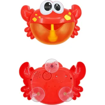 Hračka pro nejmenší Aga Pěnová hračka do koupele s generátorem bublinek krab