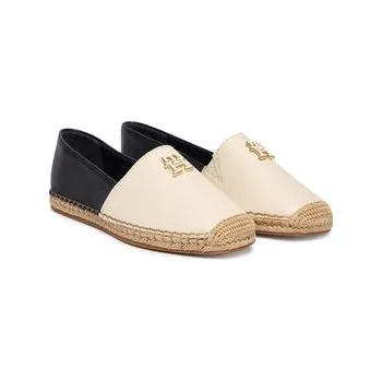 Dámské polobotky Espadrilky Tommy Hilfiger Th Logo Leather Espadrille FW0FW09246 Barevná 36