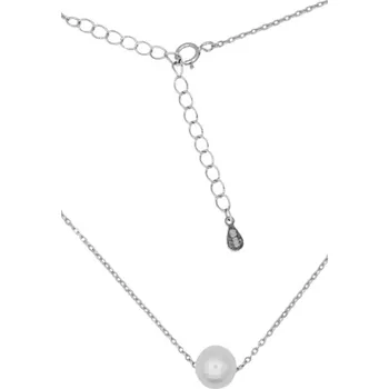 Náhrdelník Stříbrný náhrdelník s perlou