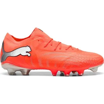 Kopačky Pánské kopačky Puma FUTURE 9 FUSION FG/AG 12 Červená, Stříbrná