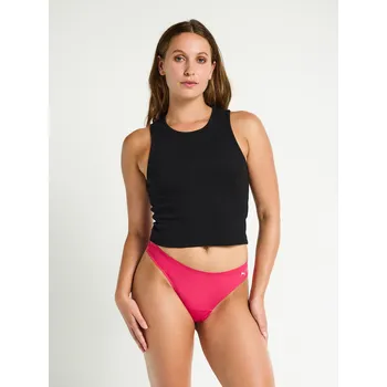 Menstruační kalhotky Menstruační kalhotky PUMA & Modibodi Seamfree Active Thong Light-Moderate Garnet Rose Pink (MODI4074GRP) S