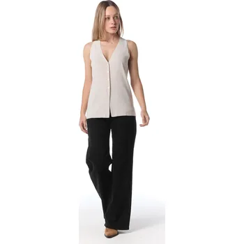 Dámský svetr Elegantní vesta na knoflík SEVENDAY 6293 barva: modrá světlá