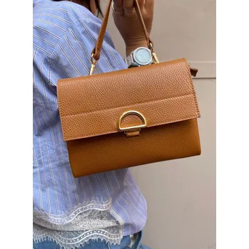 Kabelka Stylová kožená crossbody kabelka 911 barva: zelená světlá