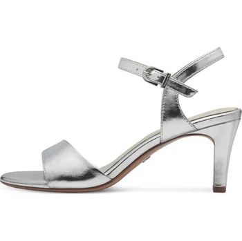 Dámské sandále Tamaris 1-28008-42-941 Dámské sandály na podpatku stříbrné 37