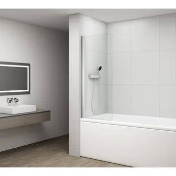 Polysan Vanová zástěna Rota 150x75 cm chrom FA750