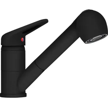 Vodovodní baterie Franke dřezová baterie matná černá FC9547.901