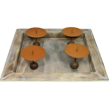 Svícen Goba Adventní svícen přírodní