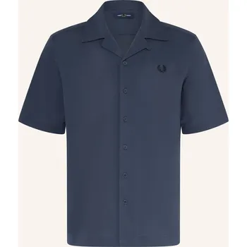 Pánská košile Fred Perry Pánská Resortová Košile Comfort Fit, tmavě modrá, 44