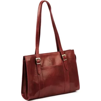 Kabelka Kožená kabelka Florence 54 Red