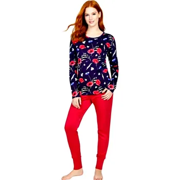 Dámské pyžamo Dámské Pyžamo Dlouhé FOLTÝN DPD102 Velikost: 5XL