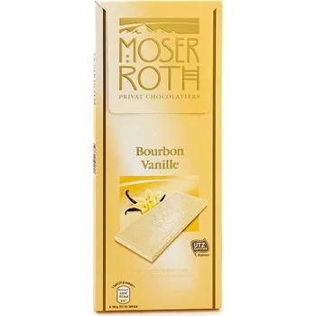 Čokoláda Moser Roth Bílá čokoláda s vanilkovou příchutí , 125g