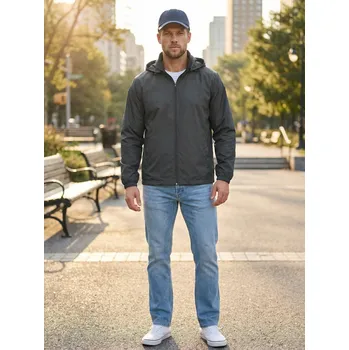 Pánská casual bunda Pánská bunda ALTISPORT NoPrint NP/ALM2311NJ BLACK M