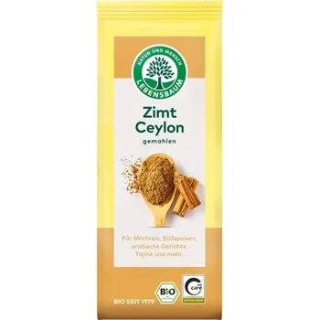 Koření Lebensbaum Skořice cejlonská mletá 50 g bio BIO VEGAN BEZLEPEK Množství: 1 ks