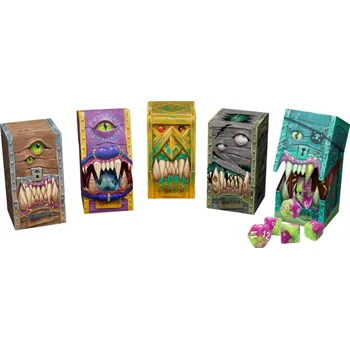 Příslušenství k deskovým hrám Chessex Hidden Wonders™ - sada 7 kostek v náhodné barvě