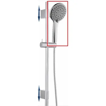 Siko Sprchová hlavice , šedá, 3 funkce BSRS231