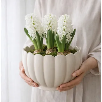 Stojan na květiny Wikholm Form Květináč Sonja bílý S