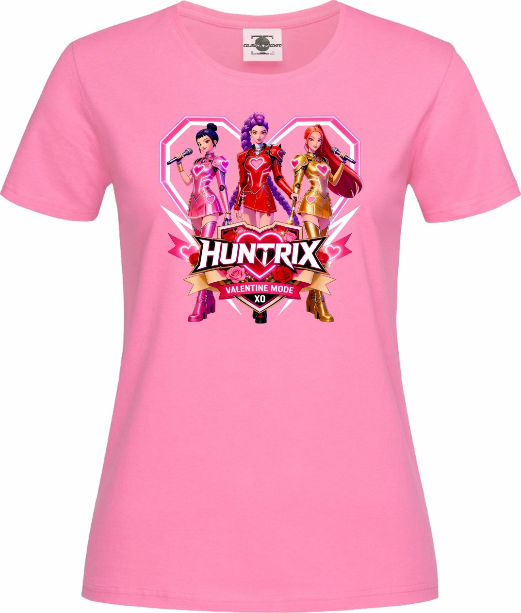 Tričko Huntrix | Valentine Mode Druh: Dámské, Barva: Růžová, Velikost: L